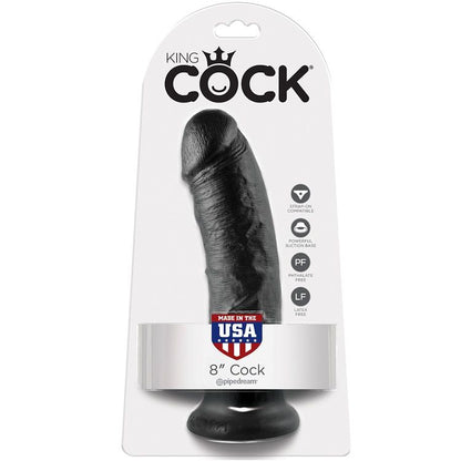 King Cock 8 Dildo Black 20.3 Cm | Niks.fi verkkokauppa