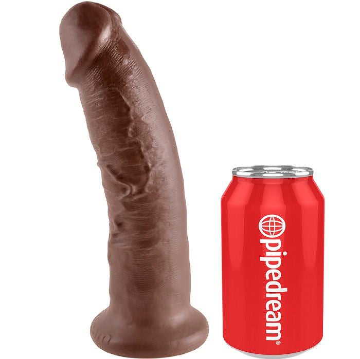 King Cock 9 Dildo Brown 22.9 Cm | Niks.fi verkkokauppa