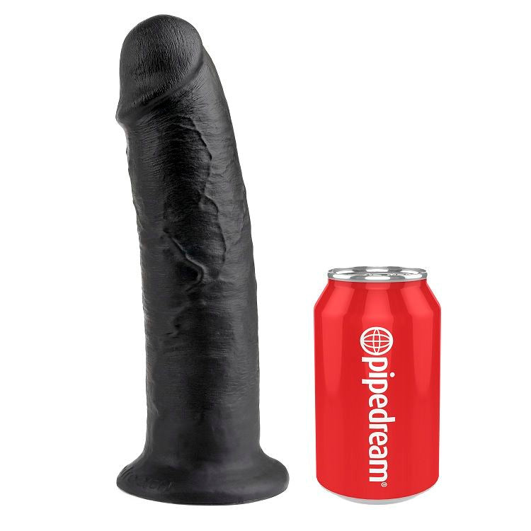 King Cock 10 Dildo Black 25 Cm | Niks.fi verkkokauppa