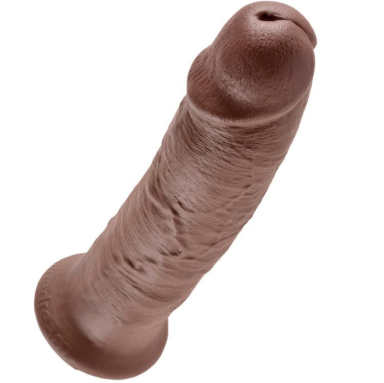 King Cock 10 Dildo Brown 25.4 Cm | Niks.fi verkkokauppa
