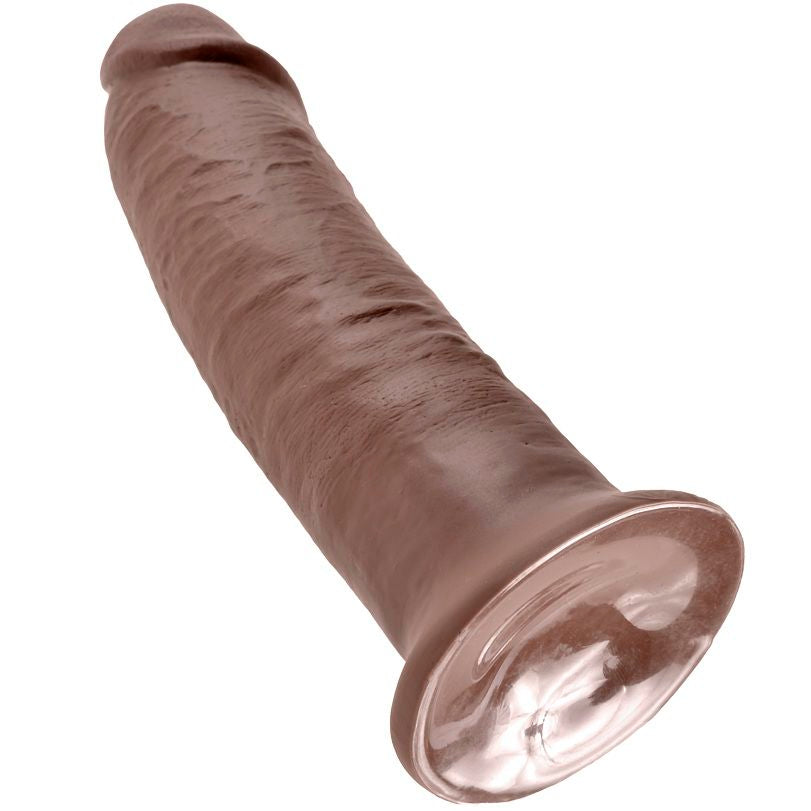 King Cock 10 Dildo Brown 25.4 Cm | Niks.fi verkkokauppa