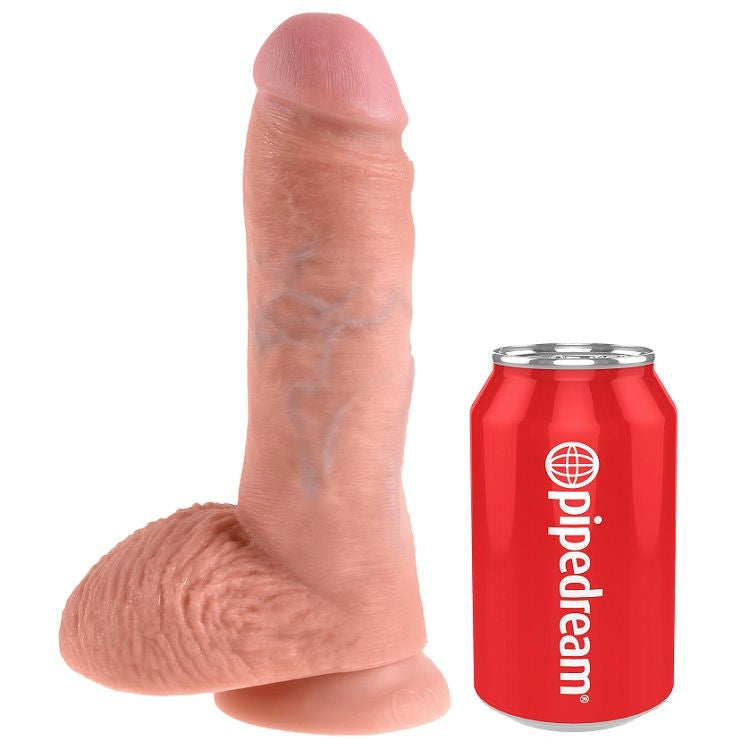 King Cock 8 Dildo Flesh With Balls 20.3 Cm | Niks.fi verkkokauppa