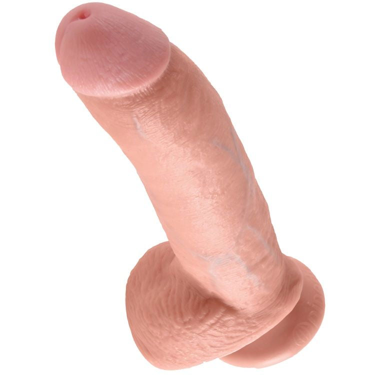 King Cock 9 Dildo Flesh With Balls 22.9 Cm | Niks.fi verkkokauppa