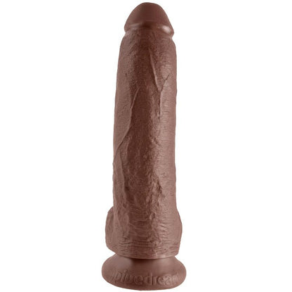 King Cock 9 Dildo Brown With Balls 22.9 Cm | Niks.fi verkkokauppa