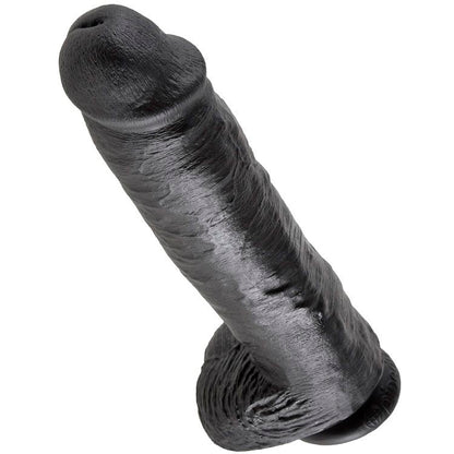 King Cock 11 Dildo Black With Balls 28 Cm | Niks.fi verkkokauppa