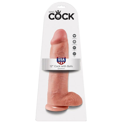 King Cock 12 Dildo Flesh With Balls 30.48 Cm | Niks.fi verkkokauppa