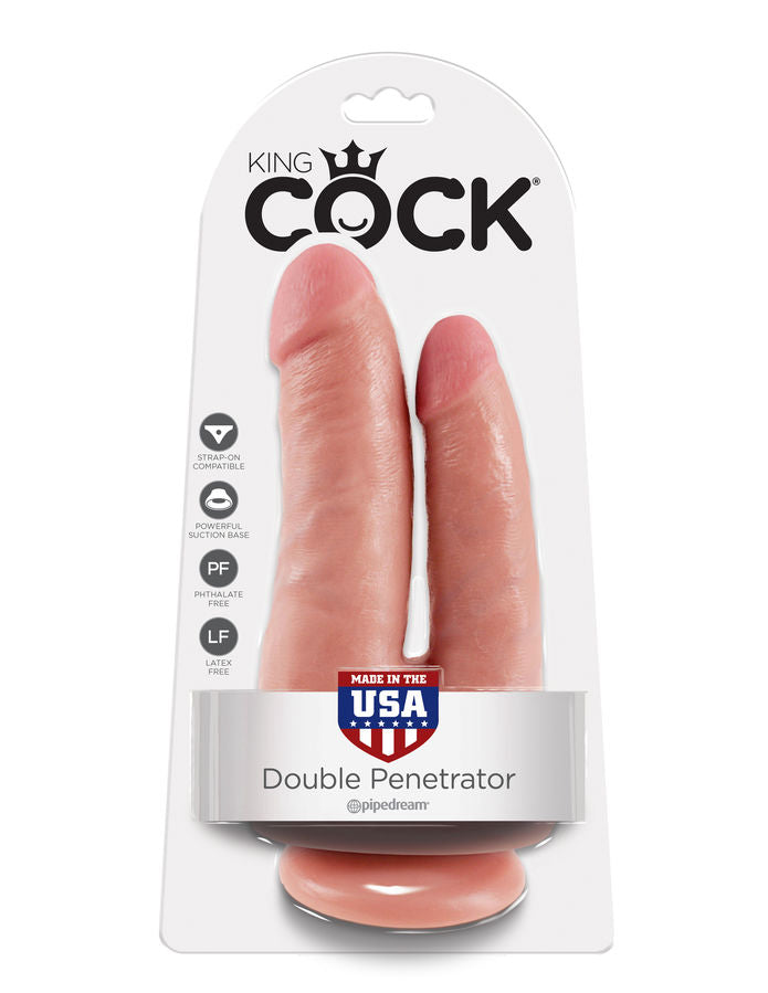 King Cock Double Penetrator Flesh | Niks.fi verkkokauppa