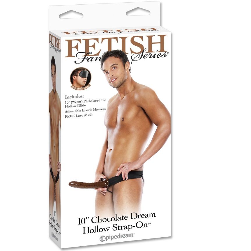 Fetish Fantasy Series Chocolate Dream Hollow Strap-On | Niks.fi verkkokauppa