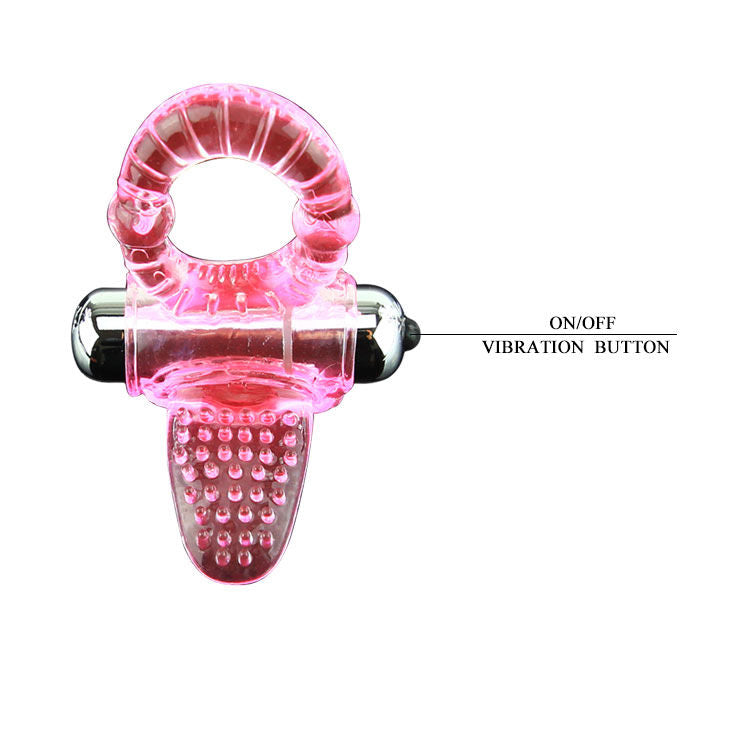 Baile Sweet Abs 10 Rhythms Ring Pink Vibrator Penis Ring | Niks.fi verkkokauppa