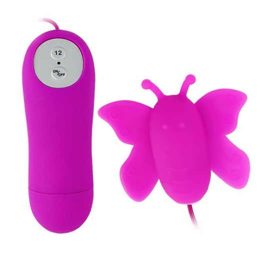Baile Love Eggs Butterfly Clitoris Stimulator 12 Speeds Lilac Remote Control | Niks.fi verkkokauppa