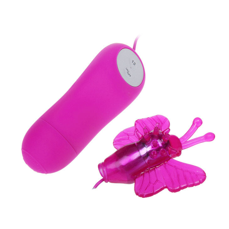 Baile Cute Secret Butterfly Stimulator Vibrator 12V | Niks.fi verkkokauppa