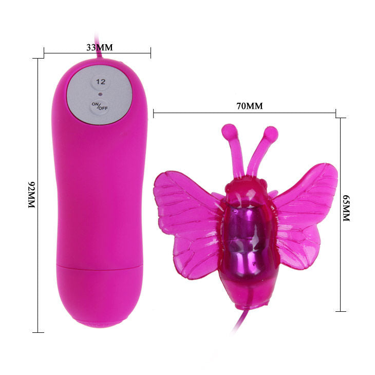 Baile Cute Secret Butterfly Stimulator Vibrator 12V | Niks.fi verkkokauppa