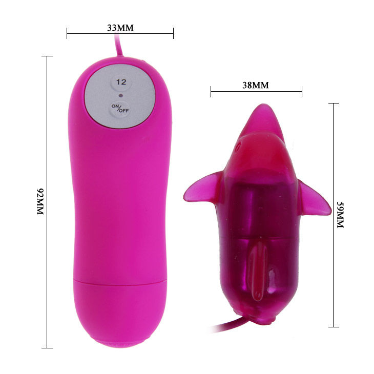 Baile Cute Secret Dolfin Vibrator 12V | Niks.fi verkkokauppa