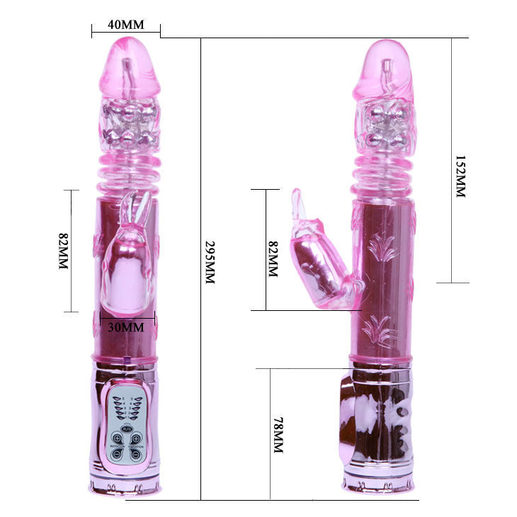 Baile Throbbing Bunny Pink Rampant Rotator | Niks.fi verkkokauppa