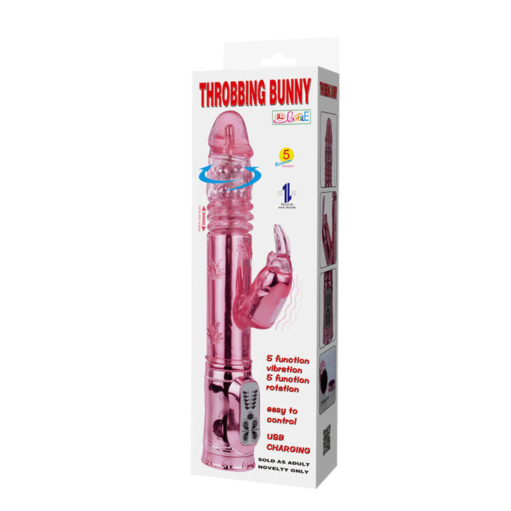 Baile Throbbing Bunny Pink Rampant Rotator | Niks.fi verkkokauppa