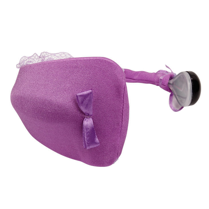 Baile Thong With Vibrator With Lilac Remote Control | Niks.fi verkkokauppa