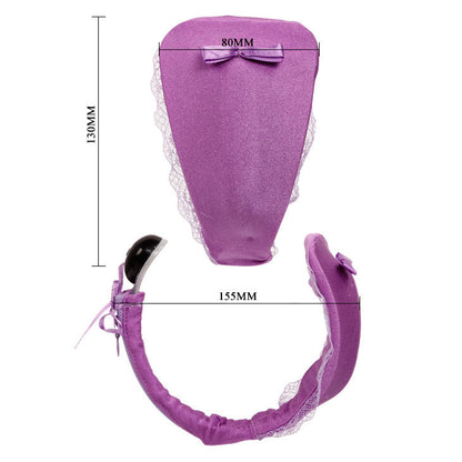 Baile Thong With Vibrator With Lilac Remote Control | Niks.fi verkkokauppa