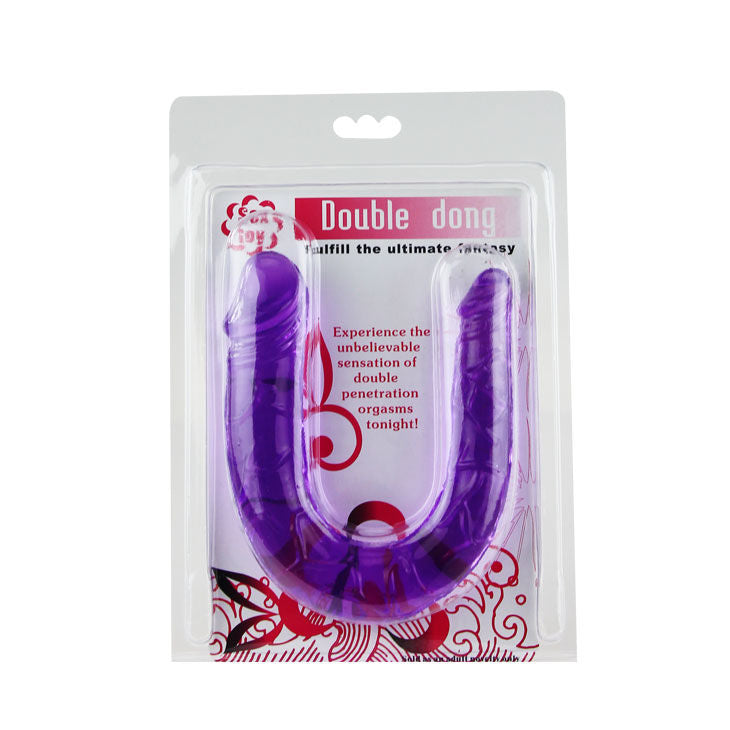 Baile Double Dildo In Lilac Flexible Jelly | Niks.fi verkkokauppa