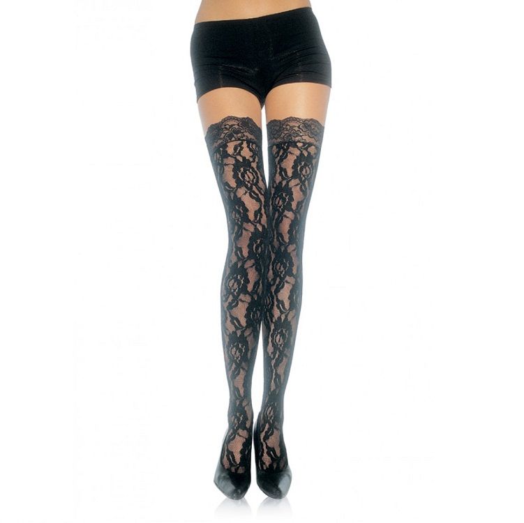 Leg Avenue Floral Lace Stockings | Niks.fi verkkokauppa