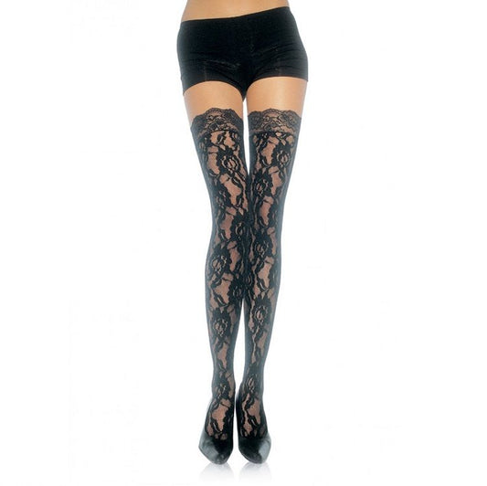 Leg Avenue Floral Lace Stockings | Niks.fi verkkokauppa