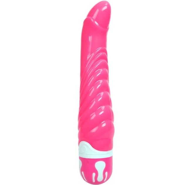Realistinen Cock Pinkki G-piste Vibraattori 21.8 cm | Niks.fi verkkokauppa