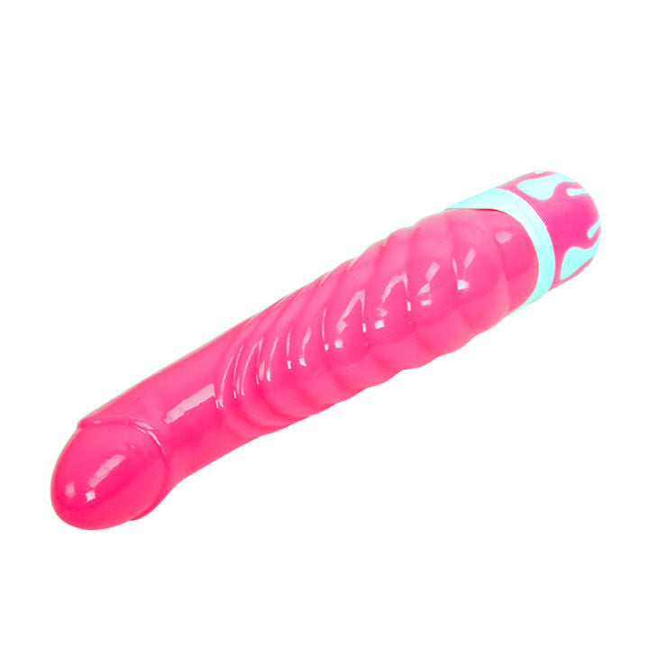 Realistinen Cock Pinkki G-piste Vibraattori 21.8 cm | Niks.fi verkkokauppa