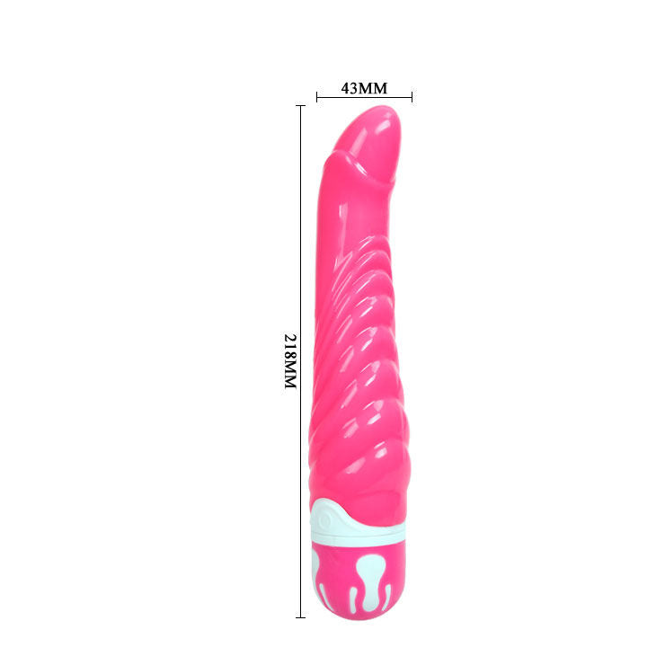 Realistinen Cock Pinkki G-piste Vibraattori 21.8 cm | Niks.fi verkkokauppa