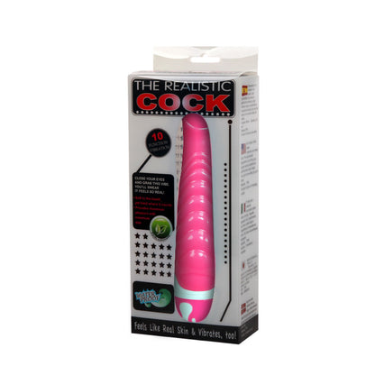 Realistinen Cock Pinkki G-piste Vibraattori 21.8 cm | Niks.fi verkkokauppa