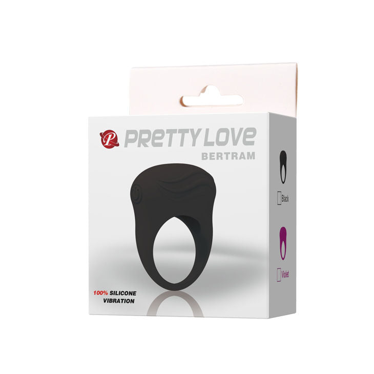 Pretty Love Bertram Black Vibrator Ring | Niks.fi verkkokauppa