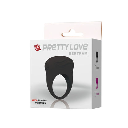 Pretty Love Bertram Black Vibrator Ring | Niks.fi verkkokauppa