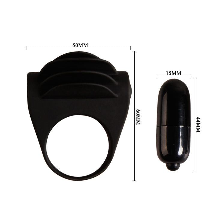 Pretty Love Chester Black Vibrator Ring | Niks.fi verkkokauppa
