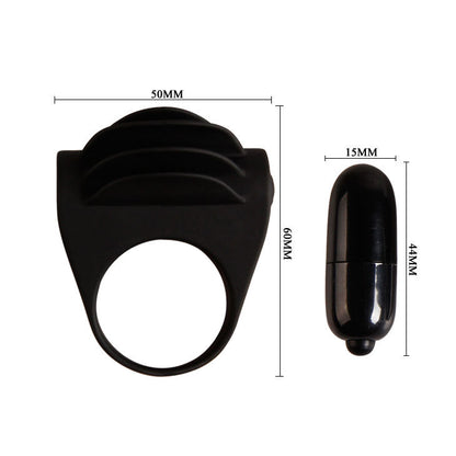 Pretty Love Chester Black Vibrator Ring | Niks.fi verkkokauppa