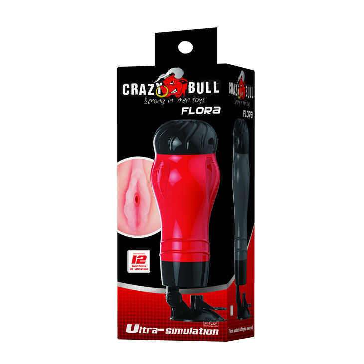 Crazy Bull Flora Vagina With Masturbator Base | Niks.fi verkkokauppa