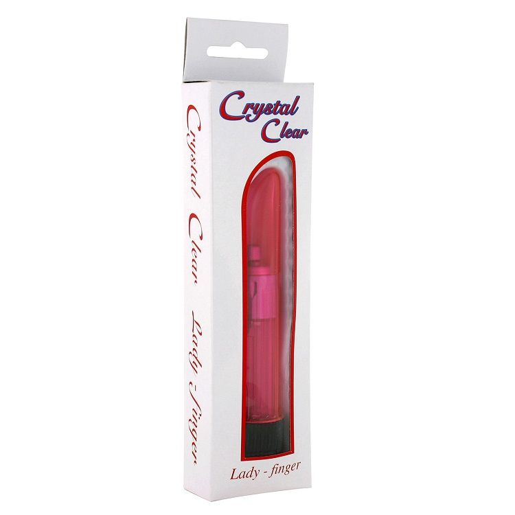 Seven Creations Crystal Clear Vibrator Lady Pink | Niks.fi verkkokauppa
