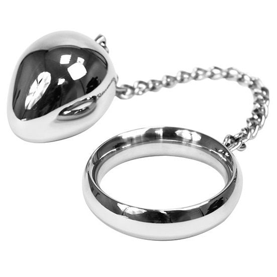 Cock Ring 45Mm + Chain With Metal Ball | Niks.fi verkkokauppa