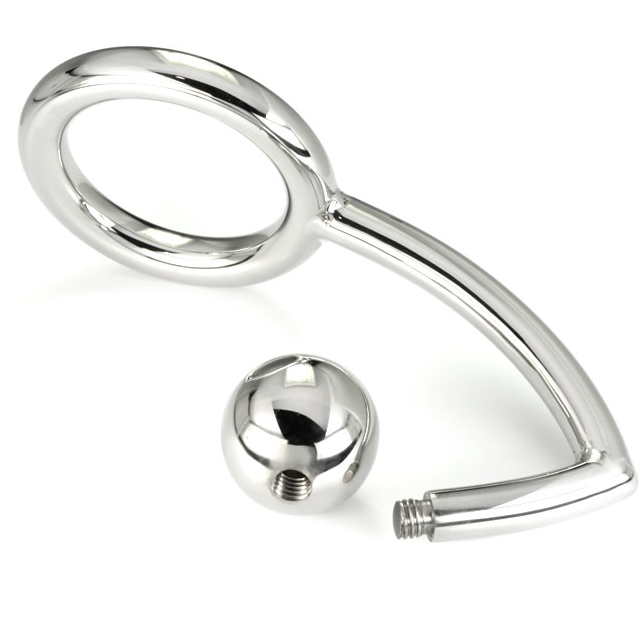 Cock Ring Ring With Anal Intruder Hook 45Mm | Niks.fi verkkokauppa