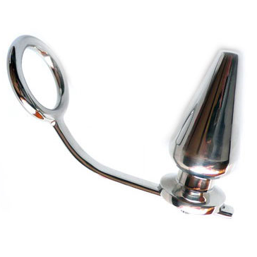 Steel Ring With Anal Plug 45 X 50Mm | Niks.fi verkkokauppa
