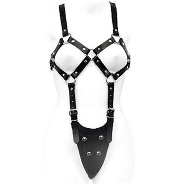 Leather Body Exposed Body Woman | Niks.fi verkkokauppa