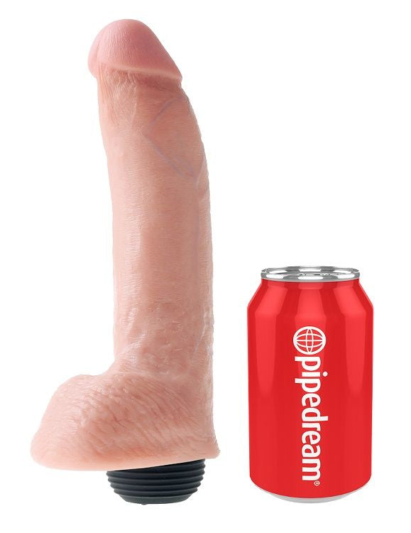 King Cock Realistic Natural Ejaculator Penis 22.86 Cm | Niks.fi verkkokauppa