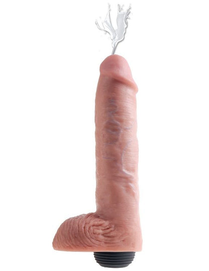 King Cock Realistic Natural Ejaculator Penis 27.94 Cm | Niks.fi verkkokauppa
