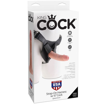 King Cockharness With Realistic Penis 15.20 Cm | Niks.fi verkkokauppa