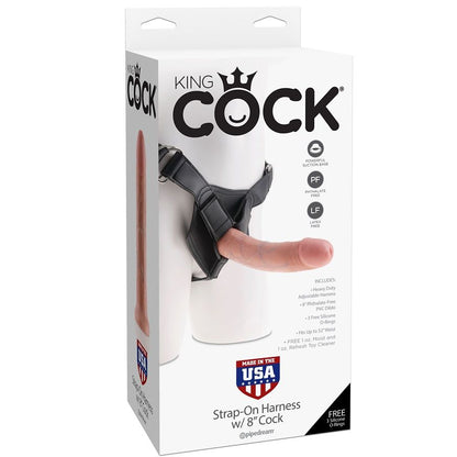 King Cockharness With Realistic Penis 20.3 Cm | Niks.fi verkkokauppa