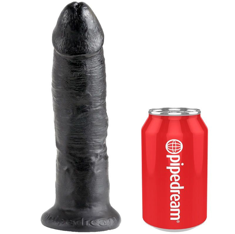King Cockharness With Black Realistic Penis 22.9 Cm | Niks.fi verkkokauppa