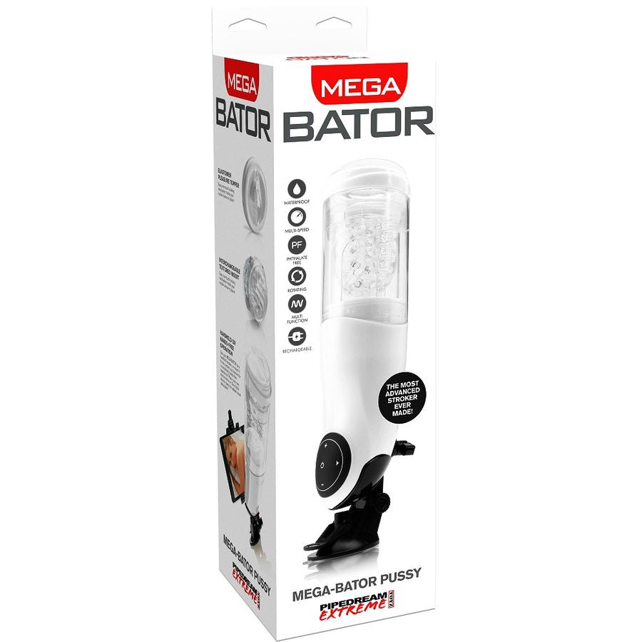 Extreme Toyz Pdx Mega Bator Usb Male Masturbator Vagina White | Niks.fi verkkokauppa