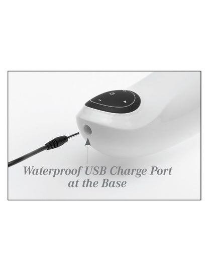 Extreme Toyz Pdx Mega Bator Usb Male Masturbator Vagina White | Niks.fi verkkokauppa