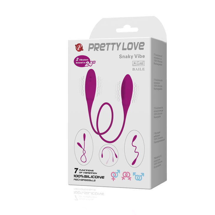 Pretty Love Snaky Deluxe Vibrator 7 V | Niks.fi verkkokauppa