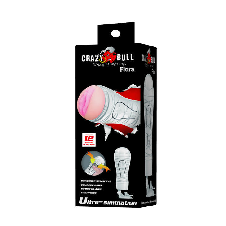Crazy Bull Flora Rechargeable Vagina Masturbator | Niks.fi verkkokauppa