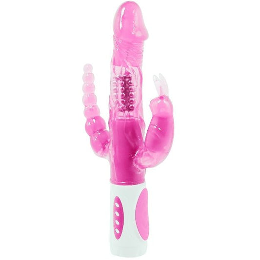 Baile Pretty Bunny Triple Vibrator Rotator | Niks.fi verkkokauppa