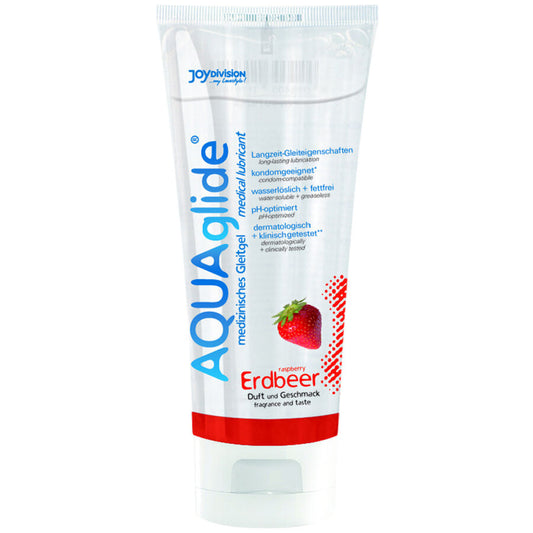 Joydivision Aquaglide Strawberry Lubricant 100 Ml | Niks.fi verkkokauppa