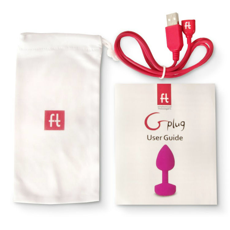 G-Vibe Funtoys Gplug Anal Rechargeable Vibrator Small Neon Pink 3Cm | Niks.fi verkkokauppa